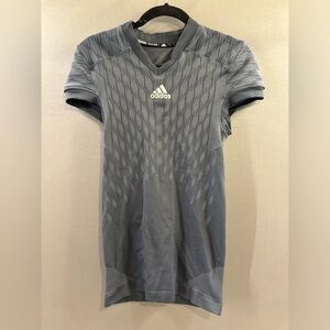 Adidas primeknit football jersey size large gray like new super stretchy
